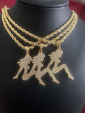 Barbie Shiloutte Necklace