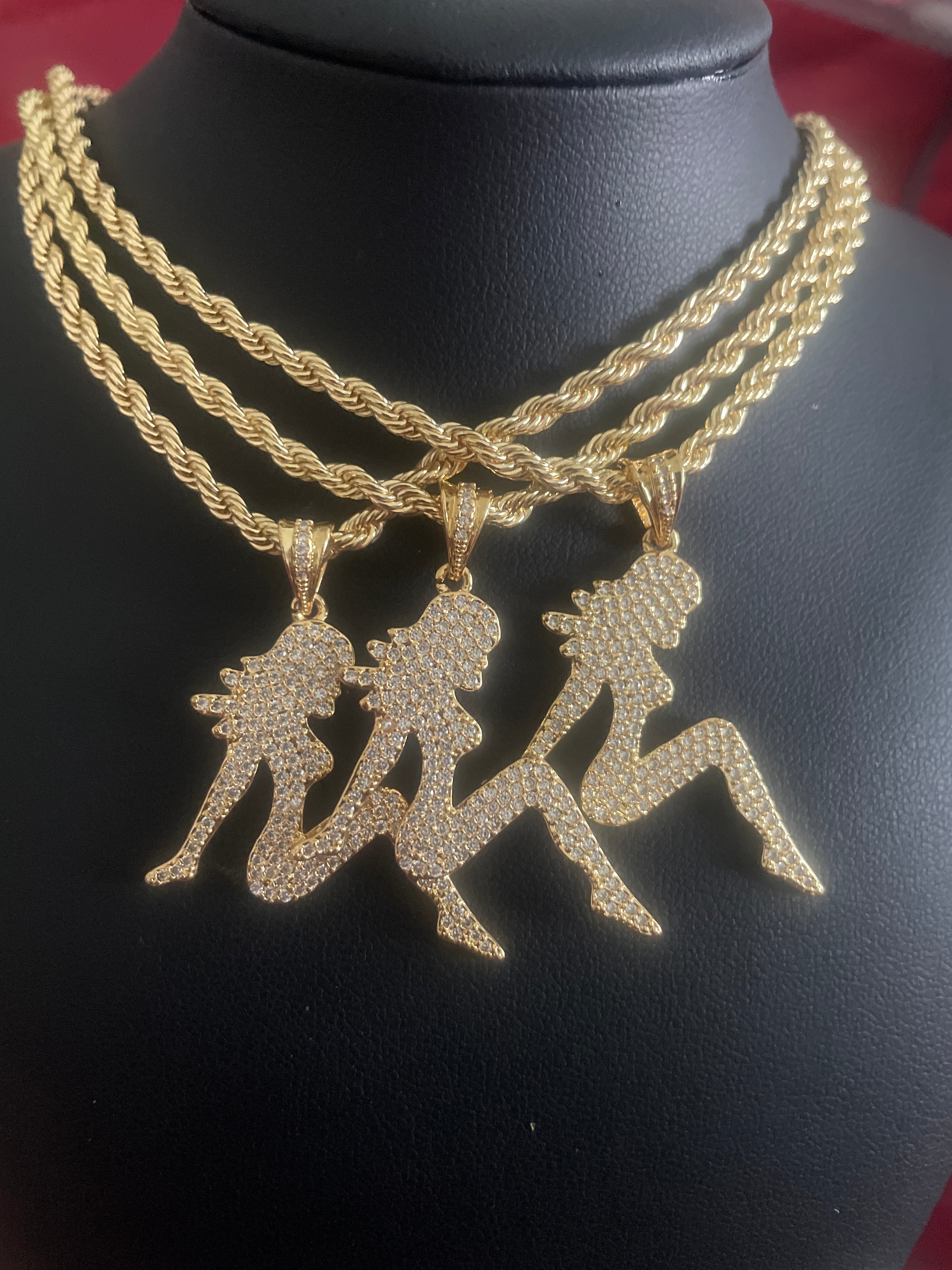 Barbie Shiloutte Necklace