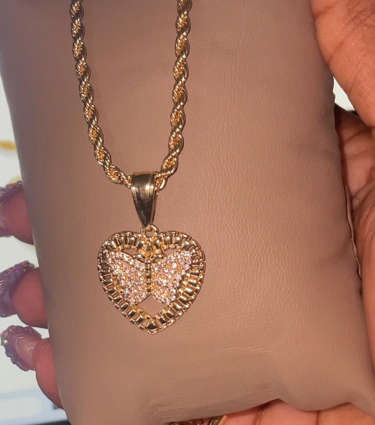 Butterfly Rolex Necklace