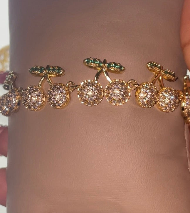 Large Cherry Bracelet
