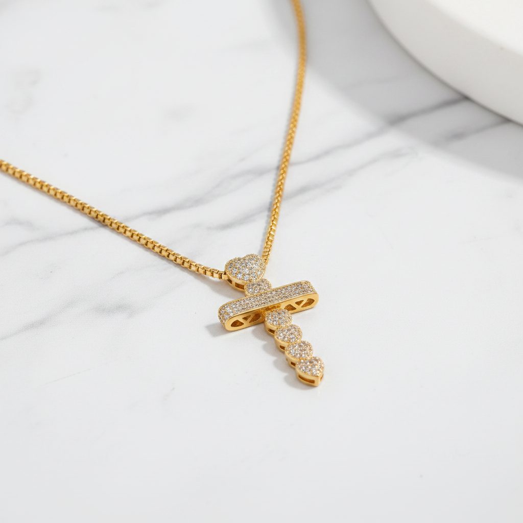 Queen Heart Cross