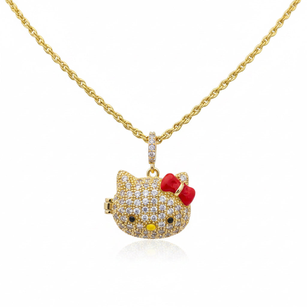 Hello Locket Necklace