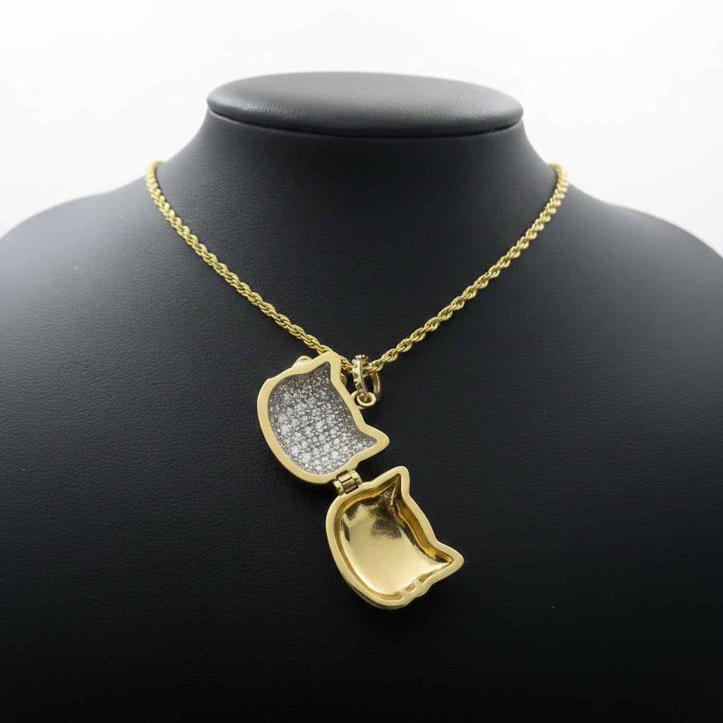 Hello Locket Necklace