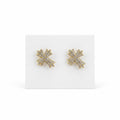 Gold Cross Earrings
